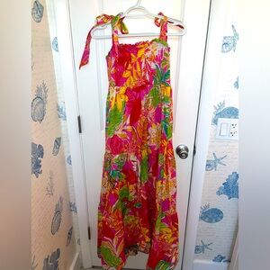 Tropical Floral Maxi Dress